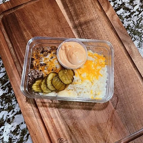 #14 - Keto Cauliflower Cheeseburger Bowl