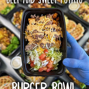 #74 - Beef and Sweet Potato Burger Bowl