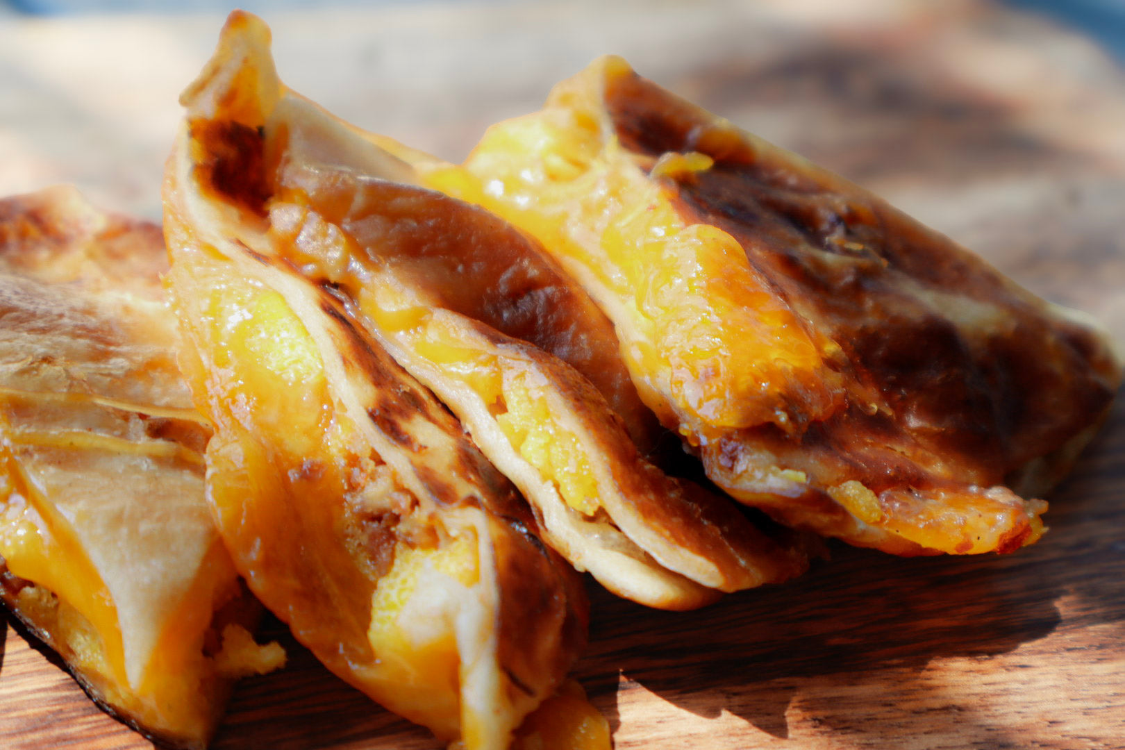 #34 - Breakfast Bacon, Egg, and Cheese Quesadilla Served with Salsa