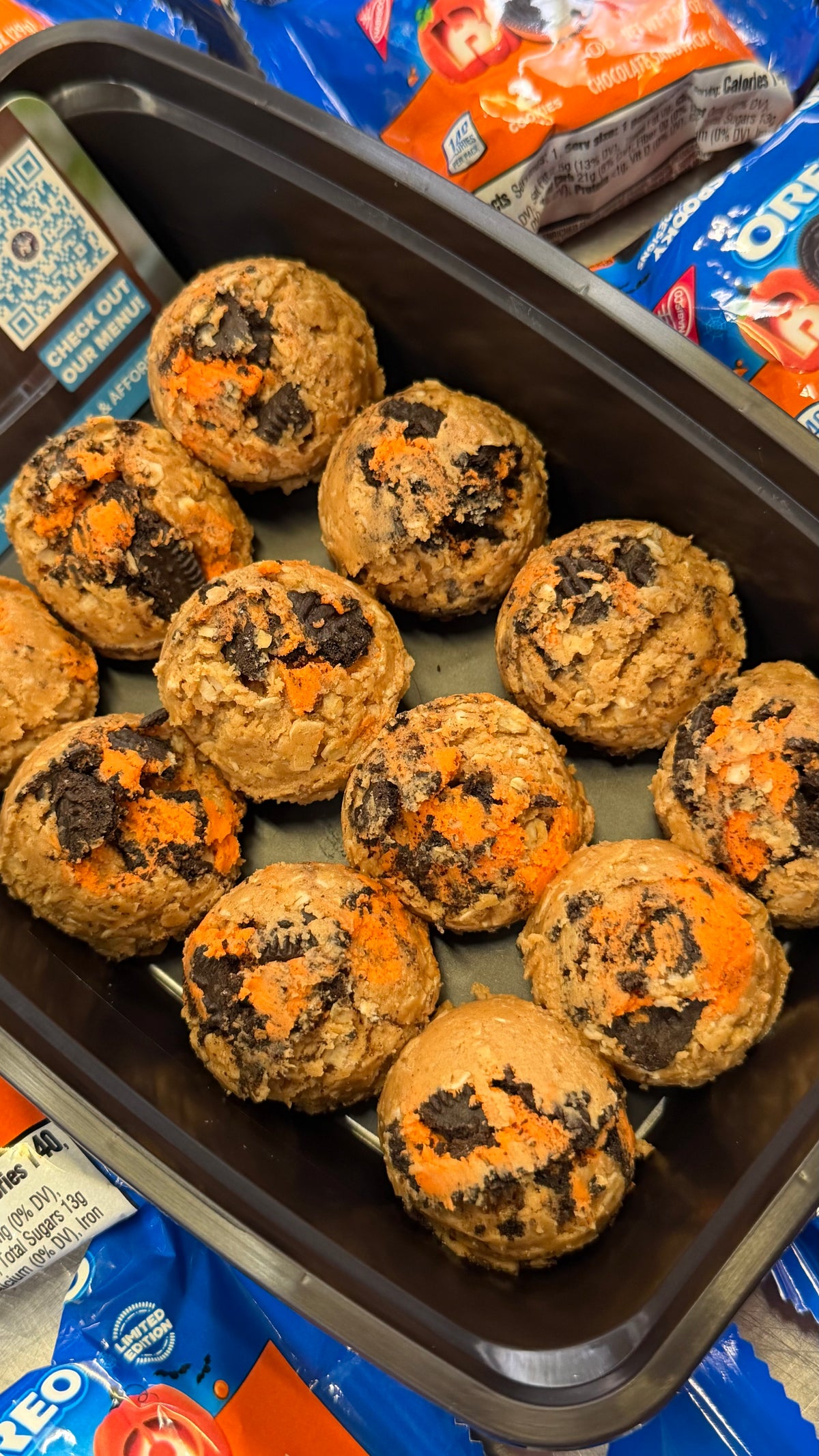 Pumpkin Oreo Protein Bites (Dozen)