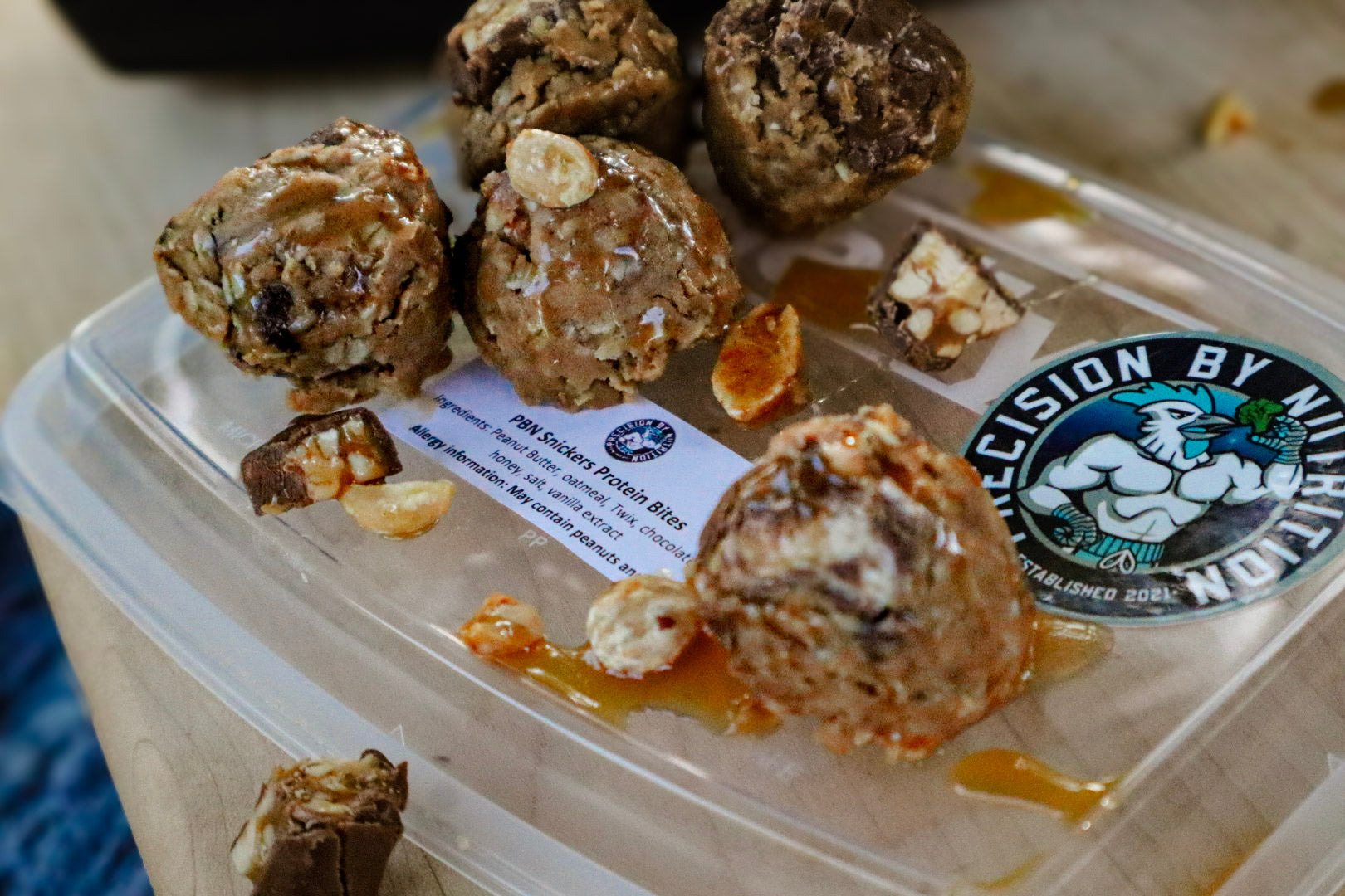 Snickers Protein Bites (Dozen)