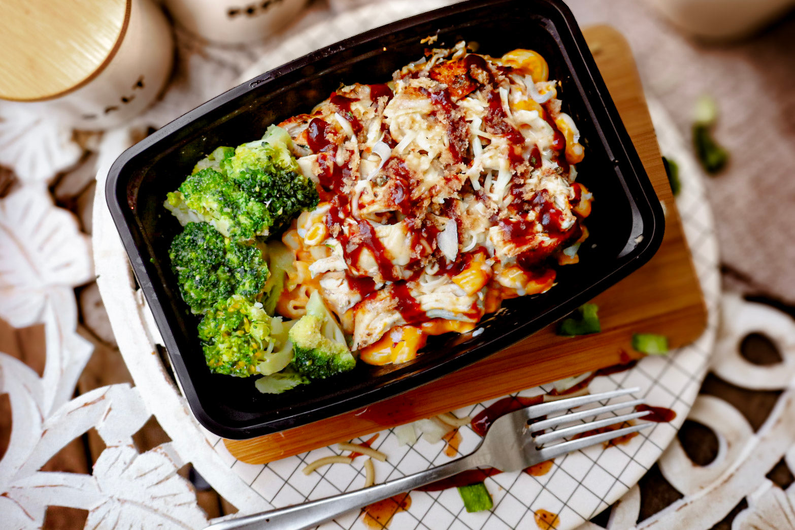 #56 - BBQ Chicken Power Mac Bowl