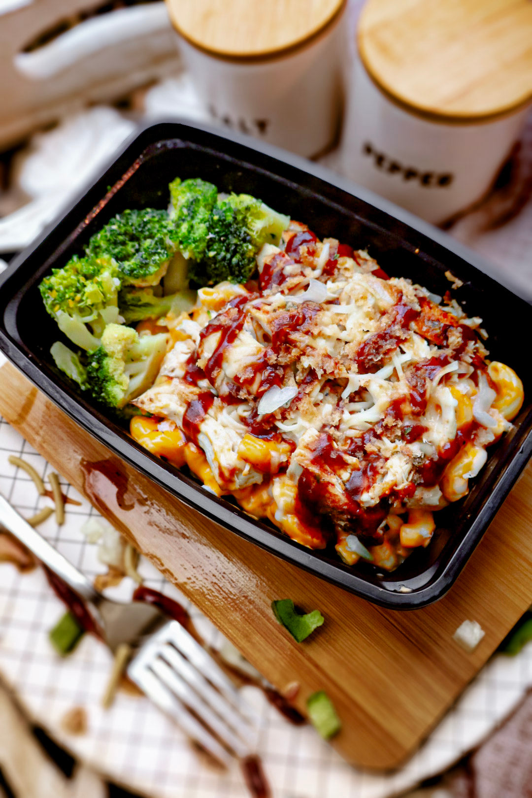 #56 - BBQ Chicken Power Mac Bowl